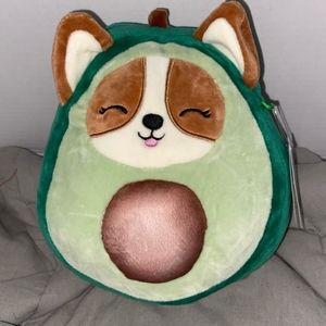 Squishmallow Avocado Regina the Corgi 8”